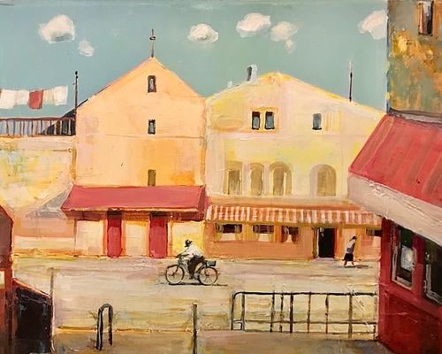 A Ride Across Town by Jennifer Hohlfelder on Artfully Walls